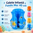 Ver imagem 2 de Colete Infantil Inflável Fundo do Mar 40cm 4 Cores