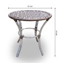Ver imagem 2 de Conjunto de Mesa Elíptico - 4 Cadeiras + 1 Mesa