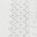 Ver imagem 4 de Conjunto de Lencol Casal King Size London Bordado Inglês 200 Fios 04 Pçs:off White