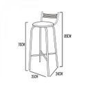 Ver imagem 2 de Banqueta Alta Bali Fabone Móveis