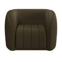 Ver imagem 5 de Kit 2 Poltronas Decorativa para Sala 112cm Meris M22 Veludo Marrom - Mpozenato