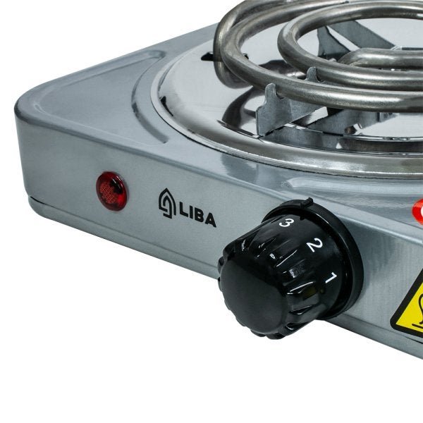 Fogareiro Elétrico Portátil 1 Boca 1050w Liba Cinza - 110v - 4