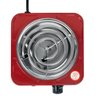 Fogareiro Elétrico Portátil 1 Boca 1050w Liba Vermelho 110v - 3