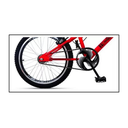 Ver imagem 3 de Bicicleta Energy Cross F.style - Aro 20- Vermelho-ello Bike