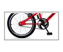 Ver imagem 3 de Bicicleta Energy Cross F.style - Aro 20- Vermelho-ello Bike