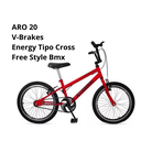 Ver imagem 2 de Bicicleta Energy Cross F.style - Aro 20- Vermelho-ello Bike