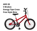 Ver imagem 2 de Bicicleta Energy Cross F.style - Aro 20- Vermelho-ello Bike