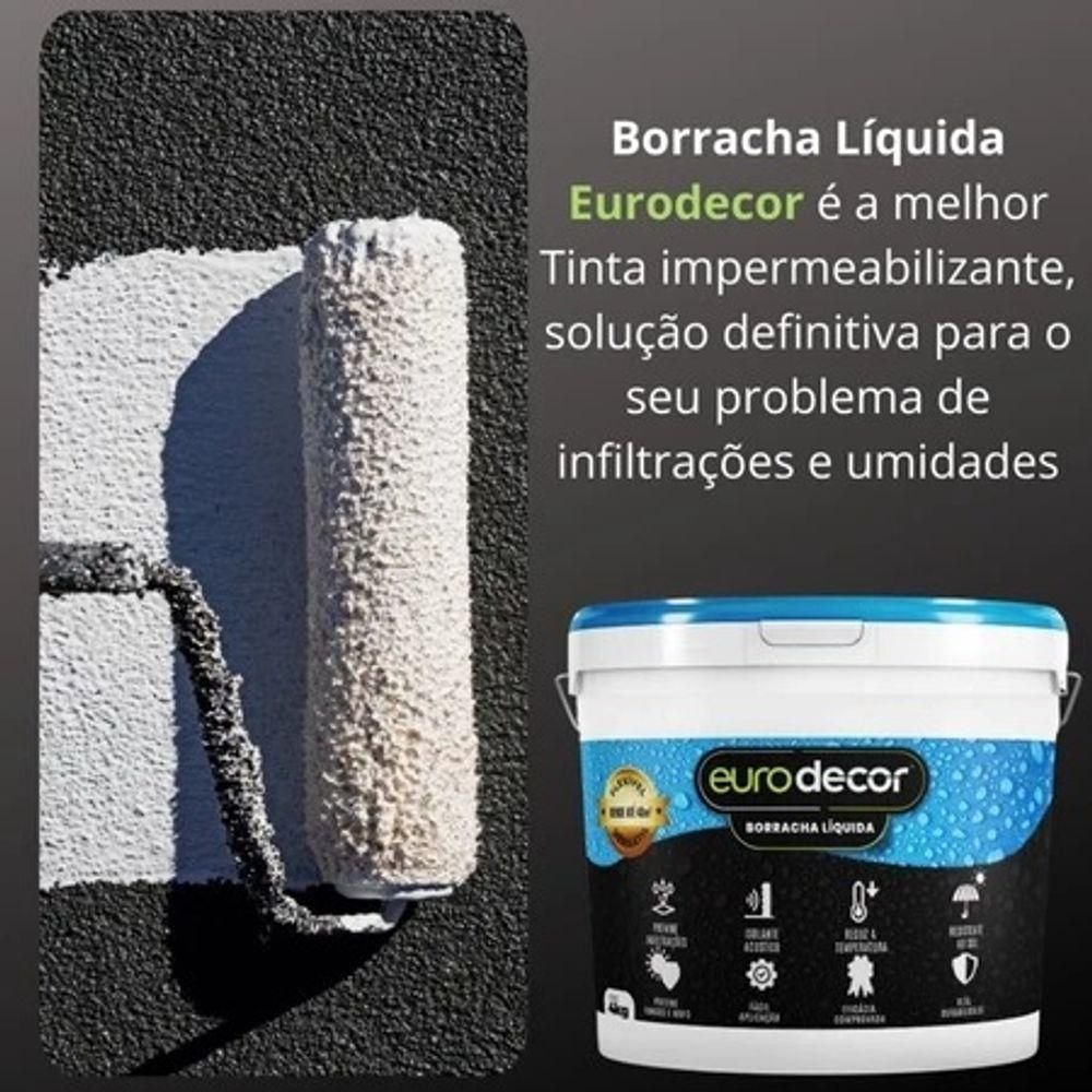 Borracha Líquida - Cinza Titanium 12kg e Impermeabilizante contra Mofos e Infiltrações - 2