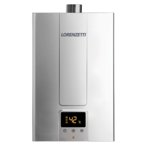 Aquecedor de Água a Gás Lorenzetti Lz1600de-inox Digital 15 Litros Bivolt para Glp Botijão