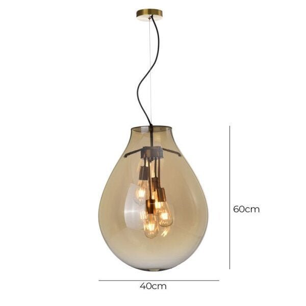 Lustre Pendente Skylight Tommy G Conhaque E27 Bivolt - 3