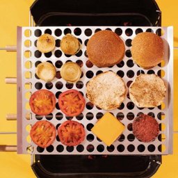 Grelha Moeda Mor Churrasco 40x50 Cm Inox Com Cabo De Madeira - 9
