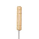 Ver imagem 6 de Grelha Moeda Mor Churrasco 40x50 Cm Inox Com Cabo De Madeira