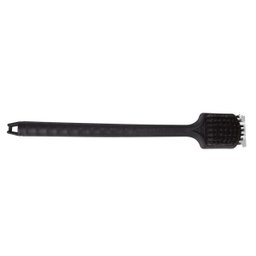 Escova Limpa Grelha Mor Com Raspador E Cabo Longo - 2