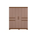 Ver imagem 1 de Roupeiro Olímpia 10 Portas e 2 Gavetas - Nogueira Cappuccino - Albatroz