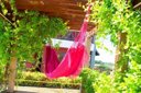 Ver imagem 1 de Rede de Dormir Casal Sol a Sol Brim Pink