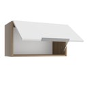 Ver imagem 5 de Armário Aéreo Madesa Stella 60 cm 1 Porta Basculante Rustic/Branco