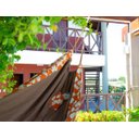 Ver imagem 2 de Rede de Dormir Bolsa Resistente Casal Algodão Caramelo Barra Florida