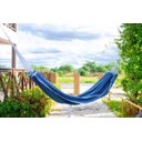 Ver imagem 1 de Rede de Dormir Xadrez Azul Descanso Algodão