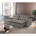 Ver imagem 1 de Sofá Estilo Linho 2 Módulos 80cm B25cm Meu Sofá Online A230 Linho Cinza