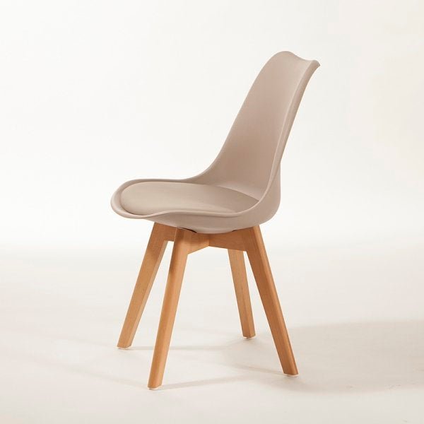 Cadeira Saarinen Wood Base Em Madeira Nude Mozzoni Madeiramadeira