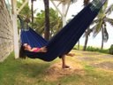 Ver imagem 3 de Rede de Dormir Descanso Jeans Basic Azul