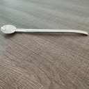 Ver mais imagens de Bomba Chimarrão Achatada Cano Liso com Rosca 23cm Aço Inox