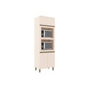 Ver imagem 1 de Paneleiro de Cozinha Connect c/ 3 Portas (2 Fornos) 71,5cm Off White - Henn