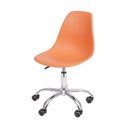 Ver imagem 2 de Cadeira Charles Eames Dkr Pp Base Rodizio:laranja