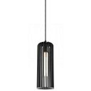 Ver imagem 3 de Luminária Pendente Madeira Paladio M E27 Sala Mesa Jantar Preto