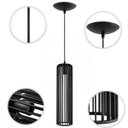 Ver imagem 5 de Luminária Pendente Madeira Paladio G E27 Sala Mesa Jantar Preto