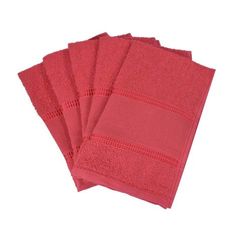 Kit 24 Toalha Lavabo Rekint Perfeito Estilo Vermelho
