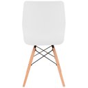 Ver imagem 4 de Kit 4 Cadeiras Charles Eames Eiffel Rubi Sili Eiffel - Branco
