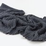 Manta de Tricot Neville Cinza Chumbo Blue Gardenia - 3