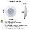 Luminária Led P/ Piscina Rgb Smd 7w 95mm Abs Ip68 Greatpool - 6