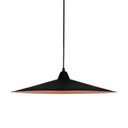Ver imagem 1 de Kit 2x Luminária Pendente Preto Chapéu Chinês Industrial 50cm