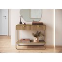 Ver imagem 2 de Aparador 2 Gavetas 100cm Orgânico Pé Metal Luna Artesano | Hanover/dourado - Artesano Home