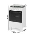 Ver imagem 4 de Fogão 4 Bocas Itatiaia Star New com Acendimento Automático Branco Bivolt