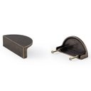 Ver imagem 1 de Kit 3 Puxador Armario Puxador Concha para Gaveta Puxadores Coloniais Armarios Comoda Cozinha: Ouro V