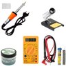 Kit Ferro De Solda Multímetro Suporte Pasta Tubete 40W 220V - 1