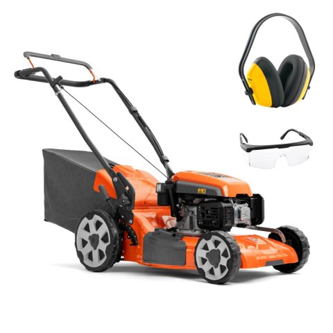 Cortador de Grama Gasolina Husqvarna Lc151 Recolhedor 51cm