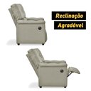 Ver imagem 4 de Poltrona do Papai Reclinável Imperador para Sala de TV Cinema Facto Bege Areia - SOFA STORE