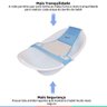 Rede Banho Para Banheira de Bebê Desde o Nascimento Redutor Tamanho Universal Baby Bath - Azul - 2