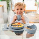 Ver imagem 2 de Kit Alimentacao de Silicone Infantil 5 Pecas Freso - Cinza