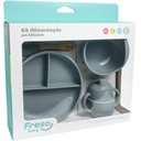 Ver imagem 5 de Kit Alimentacao de Silicone Infantil 5 Pecas Freso - Cinza