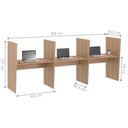 Ver imagem 2 de Mesa de Atendimento 3 Lugar Iron Montana