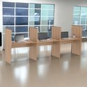 Ver imagem 3 de Mesa de Atendimento 3 Lugar Iron Montana