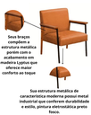 Ver imagem 2 de Poltrona Decorativa Fontana Terracota