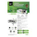 Ver imagem 5 de Suporte Articulado de Parede para Tv, Elg, A02v8xl, para Tvs de 55" a 90", Suporta até 75kg, Preto