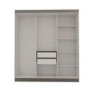 Ver imagem 5 de Guarda-Roupa Casal Albuquerque 6 Portas 2 Gavetas 100% MDF Onix - Panorama Móveis