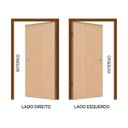 Ver imagem 3 de Porta Frisada Belíssima 2,10x0,82 Batente 14 C/ Fechadura Stam Dourada Lado Direito